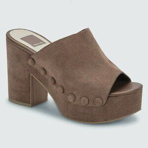 Dolce Vita Women's Emol Chunky Platform Mushroom Suede Size 10 M (MSRP $160)